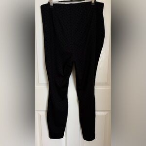 EVRI Black Pants with Polka Dots